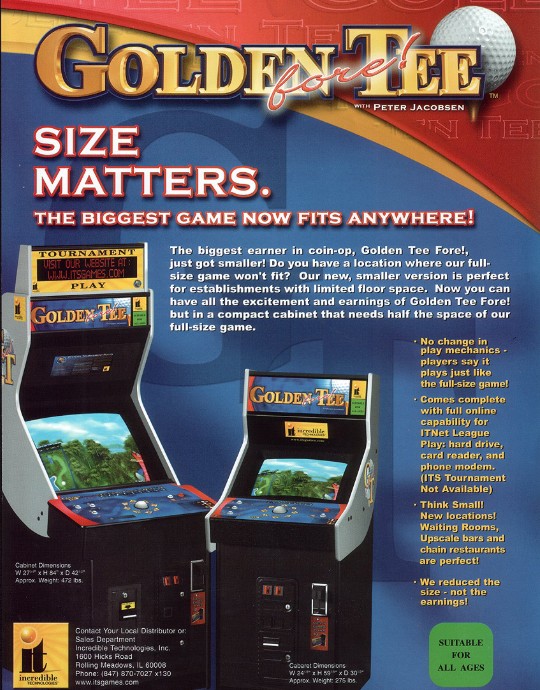 Golden Tee Complete Video Game emporium arcade bar
