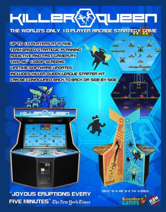Killer Queen Video Game emporium arcade bar