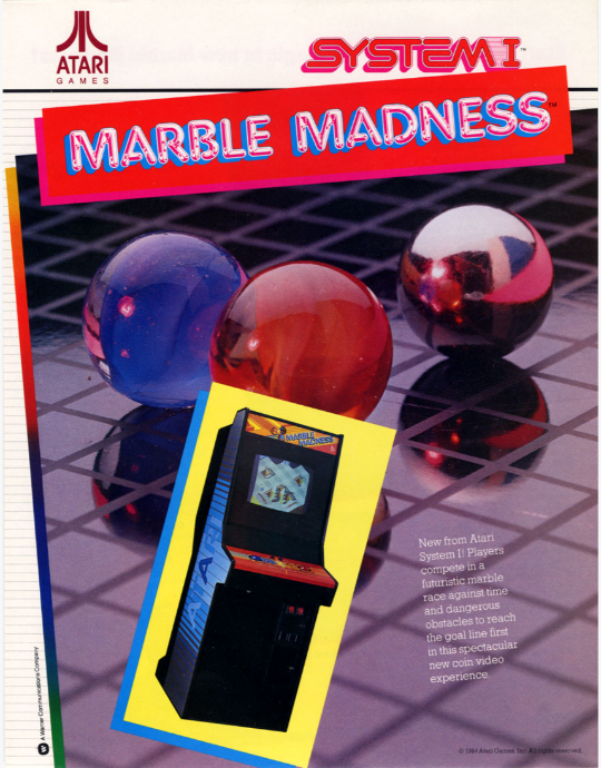 Marble Madness Video Game emporium arcade bar