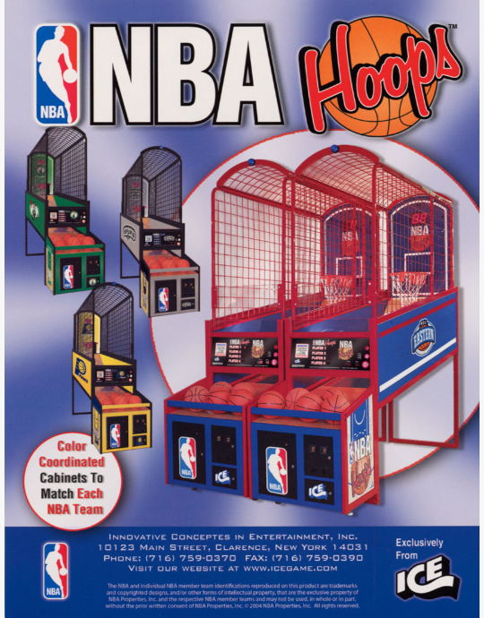 NBA Hoops Table emporium arcade bar