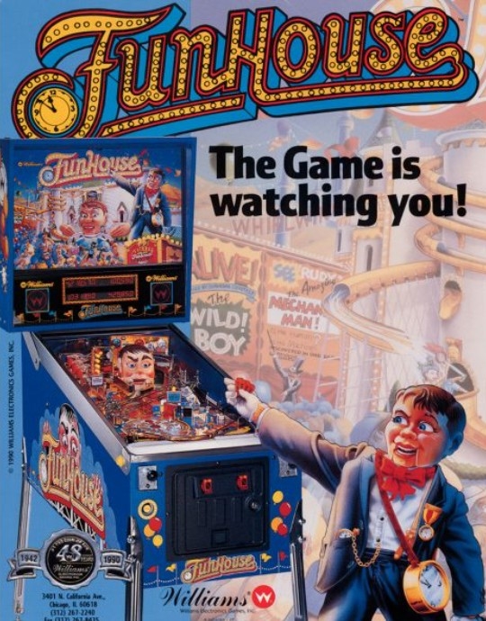 Funhouse Pinball Machine Emporium Arcade Bar