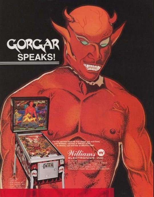 Gorgar Pinball Machine at emporium arcade bar
