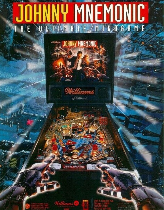 Johnny Mnemonic Pinball Machine Emporium Arcade Bar