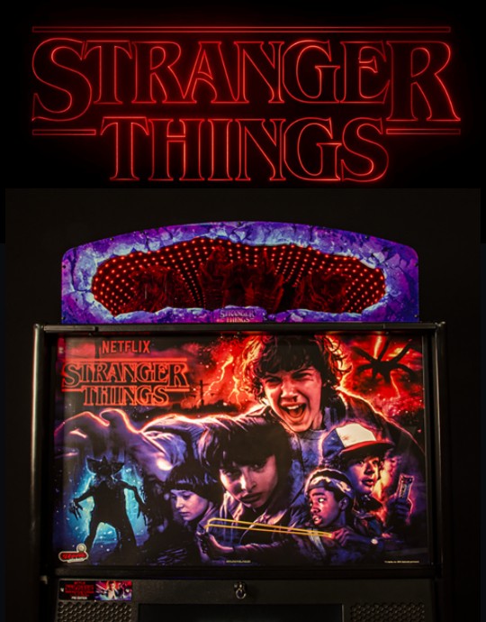Stranger Things Pinball Machine Emporium Arcade Bar