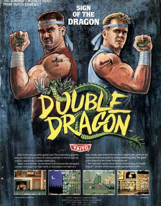 Double Dragon Video Game emporium arcade bar