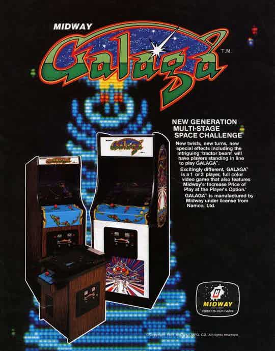 Galaga Video Game emporium arcade bar