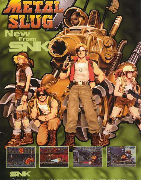 Metal Slug X Video Game emporium arcade bar