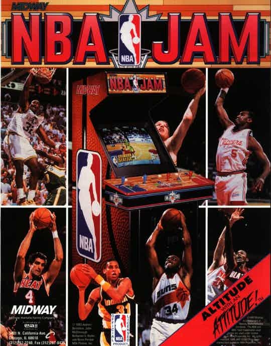 NBA Jam TE Video Game emporium arcade bar