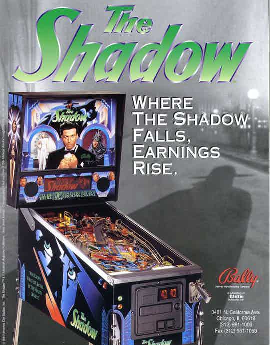 The Shadow Pinball machine emporium arcade bar