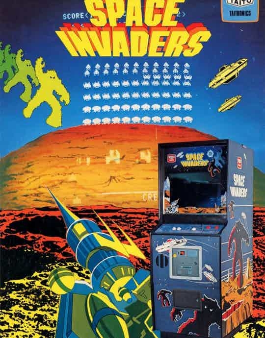 Space Invaders Video Game emporium arcade bar