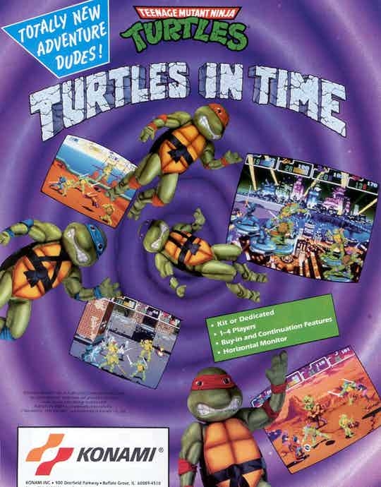 TMNT- Turtles in Time video game emporium ar