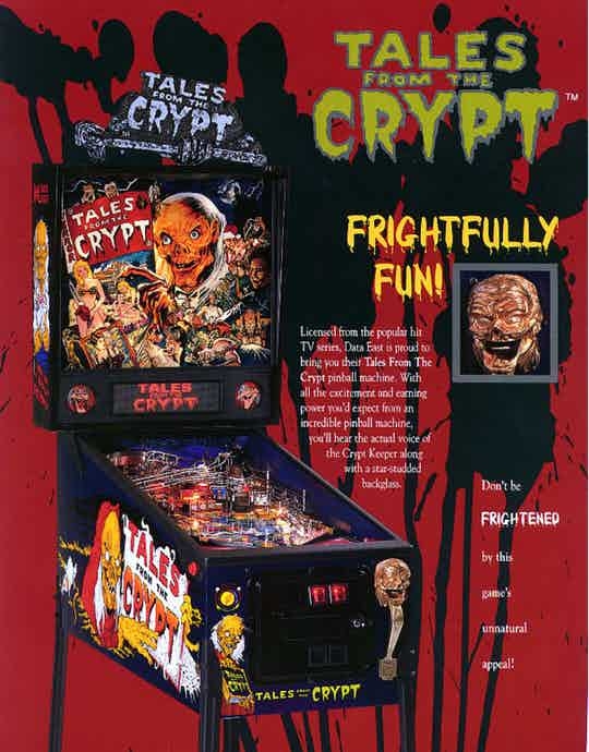 Tales from the Crypt Pinball machine emporium arcade bar