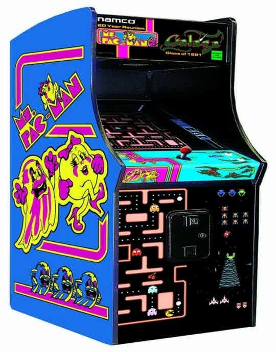 Pac-man & Galaga 20 Year Reunion Video Game at Emporium