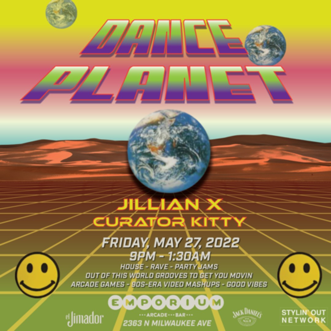 1080px x 1080px - Dance Planet w/ Jillian X | Emporium Logan Square | May 27