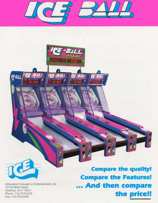 Ice Ball Video Game at Emporium Arcade Bar