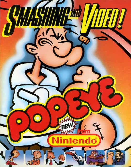 Popeye Video Game at Emporium Arcade Bar