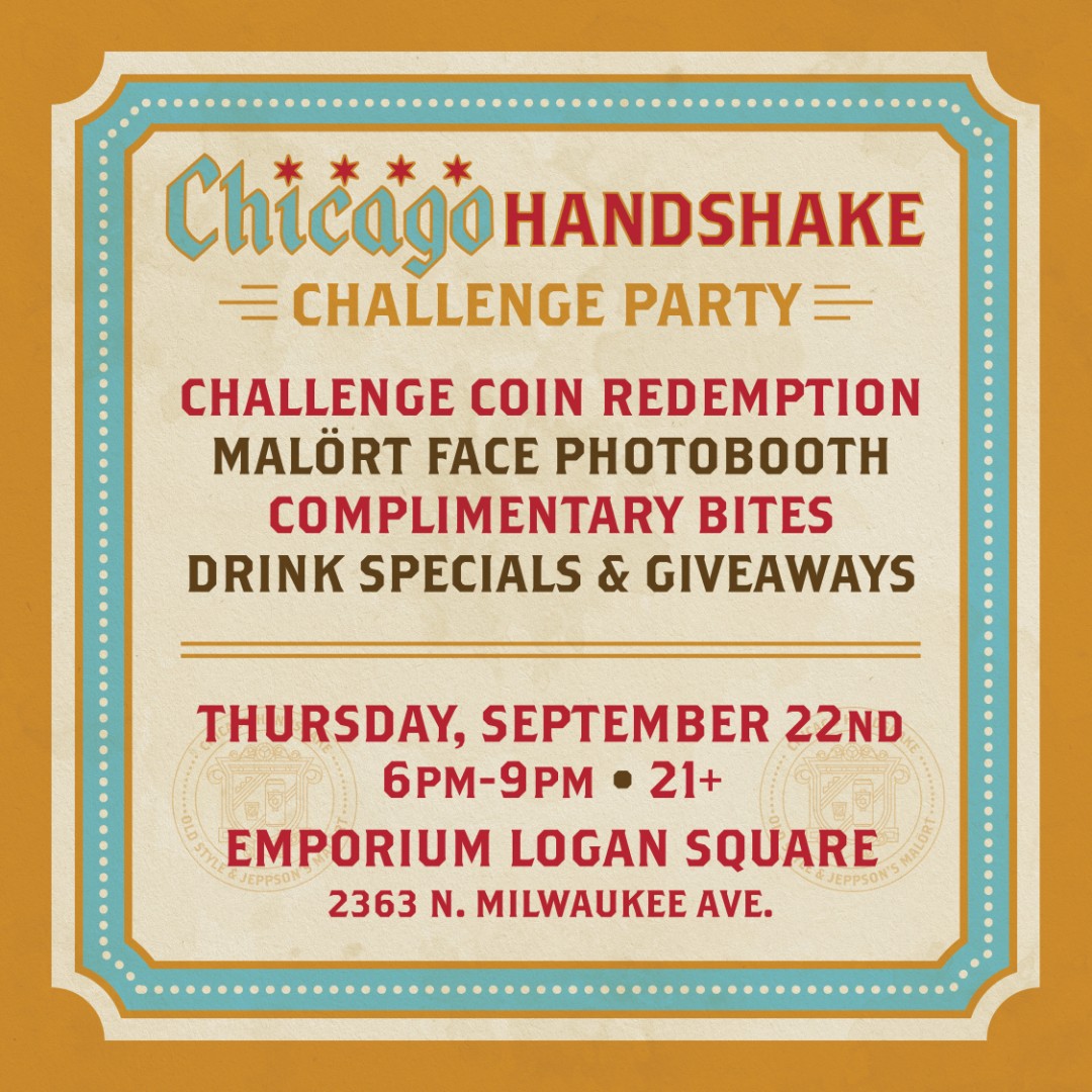 Chicago Handshake Passport Challenge Party Sep 22