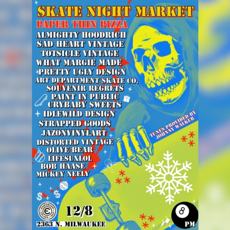 Skate Night Market w/ Johnny Walker