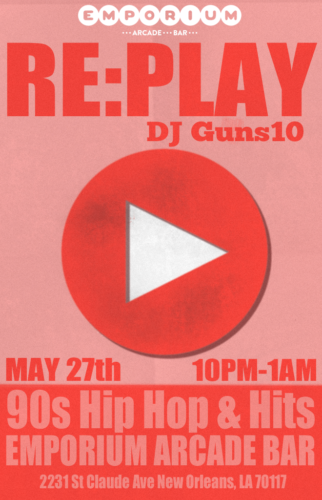 Re Play 90 s Hip Hop Hits Emporium New Orleans May 27 buy-80s-90s-party-decorations-80-s-90-s-party-bundle-includes