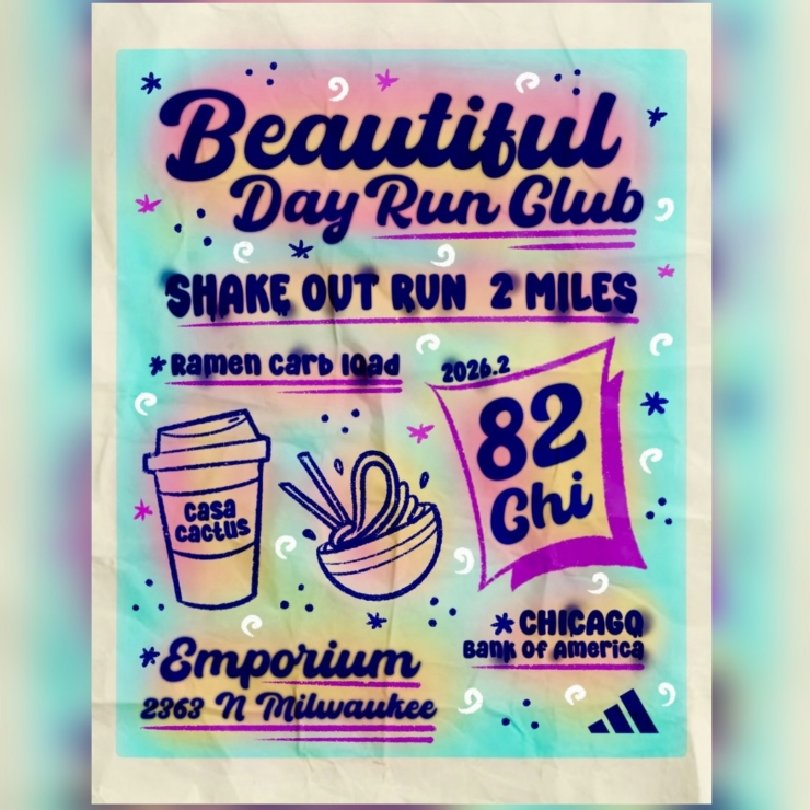 Beautiful Day Run Club x 82Chi Shakeout
